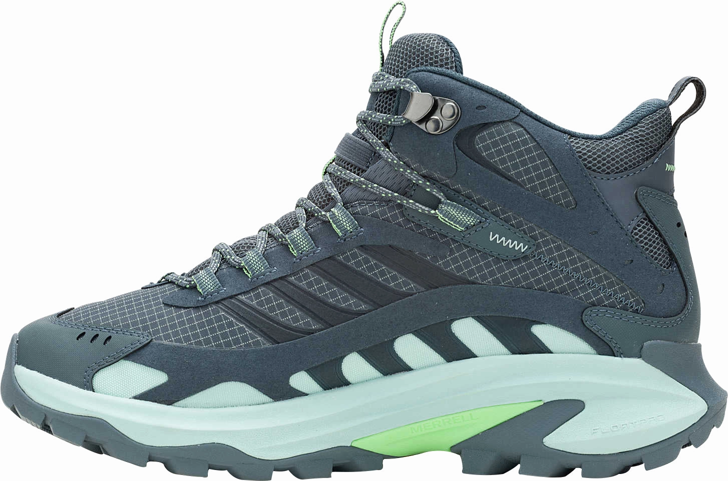 Merrell Moab Speed 2 Mid GORE-TEX Mens Walking Boots - Grey Hiking Footwear