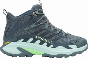 Merrell Moab Speed 2 Mid GORE-TEX Mens Walking Boots - Grey Merrell hiking shoes with durable soles