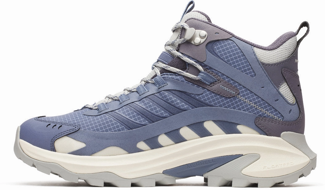 Merrell Moab Speed 2 Mid GORE-TEX Mens Walking Shoes - Blue Hiking Footwear