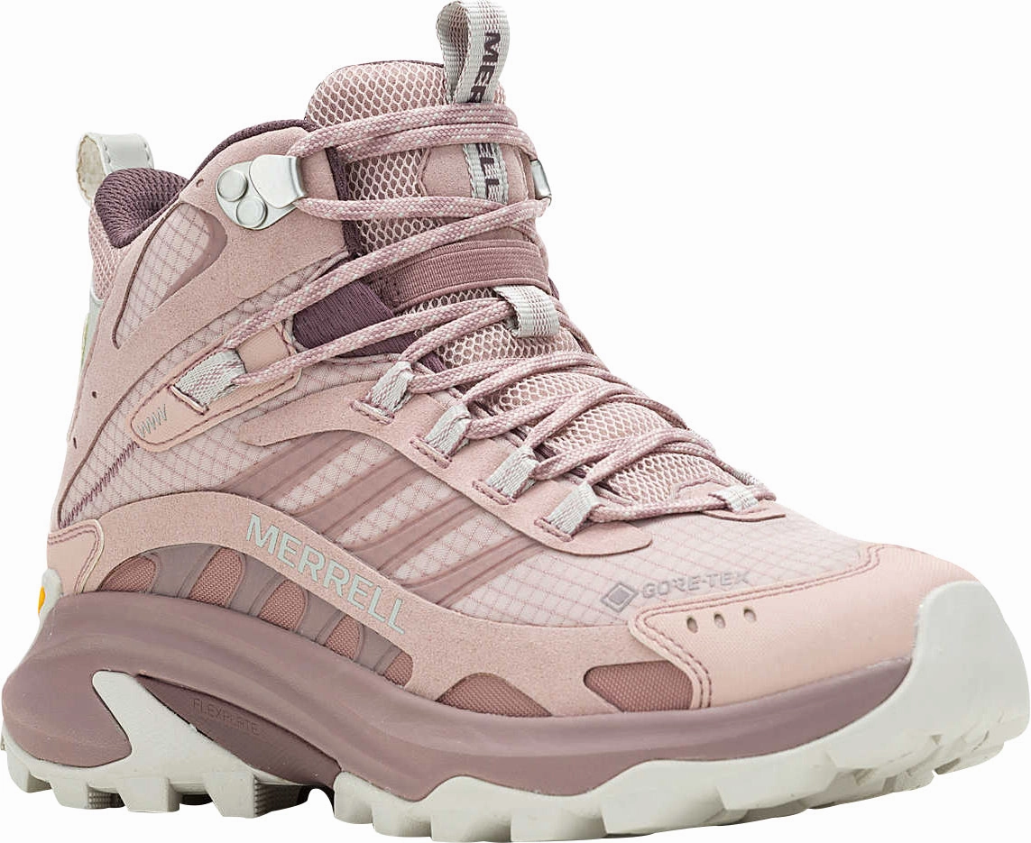 Merrell Moab Speed 2 Mid GORE-TEX Womens Walking Boots - Pink Outdoor Trek Shoes