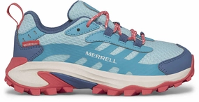Merrell Moab Speed 2 Waterproof Junior Walking Shoes - Blue Merrell footwear variations