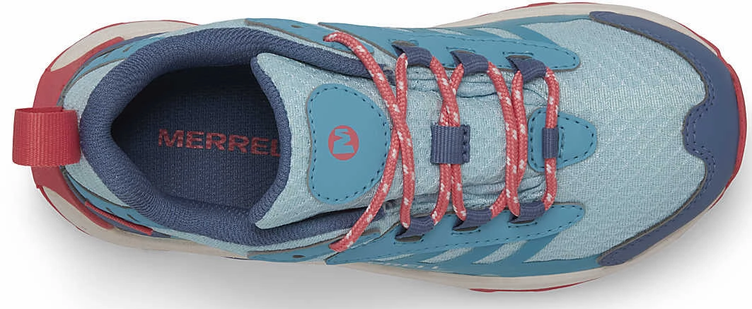 Merrell Moab Speed 2 Waterproof Junior Walking Shoes - Blue Outdoor Trek Shoes