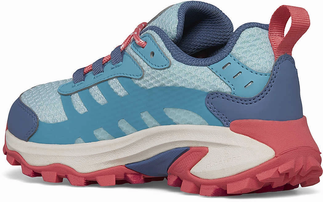Merrell Moab Speed 2 Waterproof Junior Walking Shoes - Blue Outdoor Trek Shoes