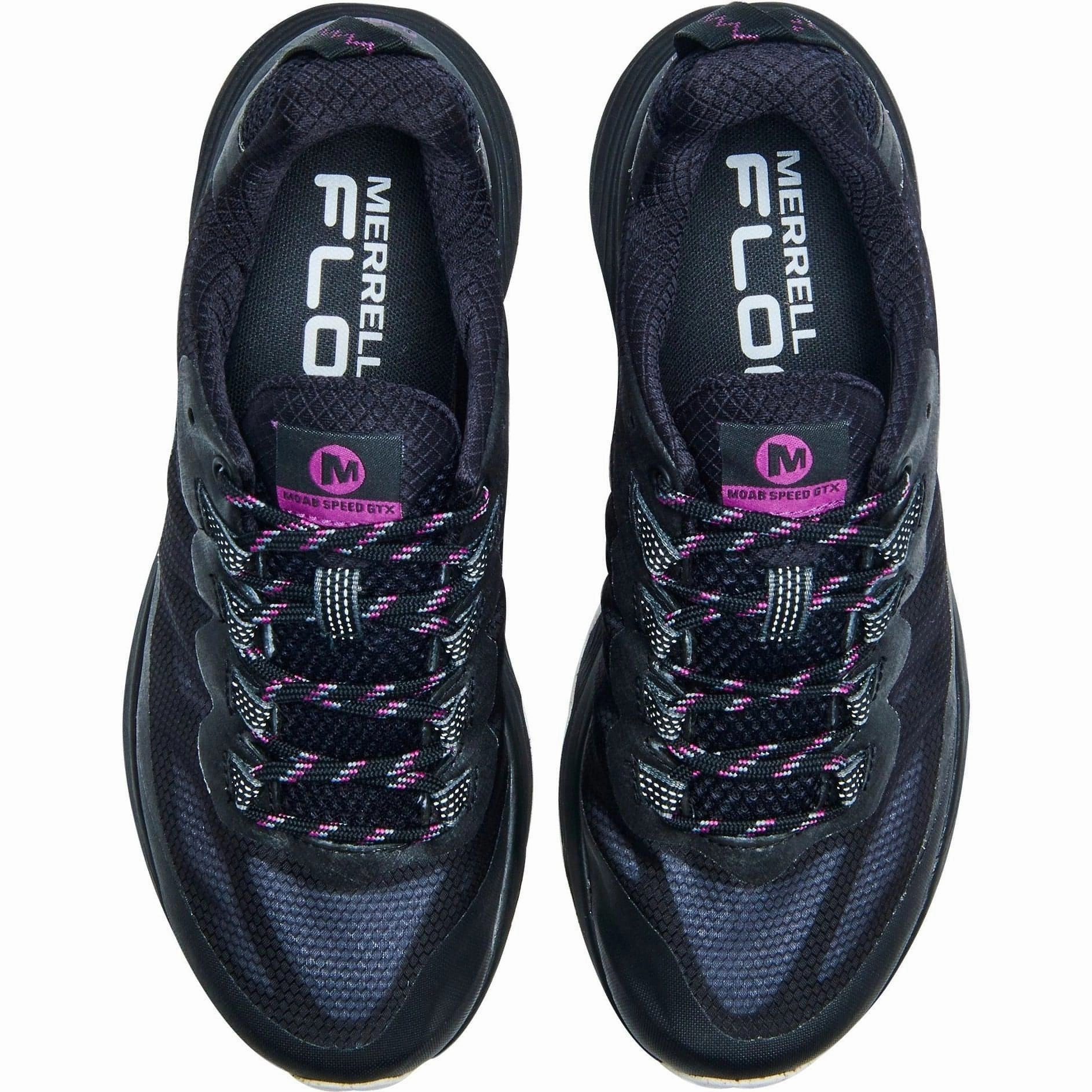 Merrell Moab Speed GORE-TEX Womens Walking Shoes - Black Hiking Footwear