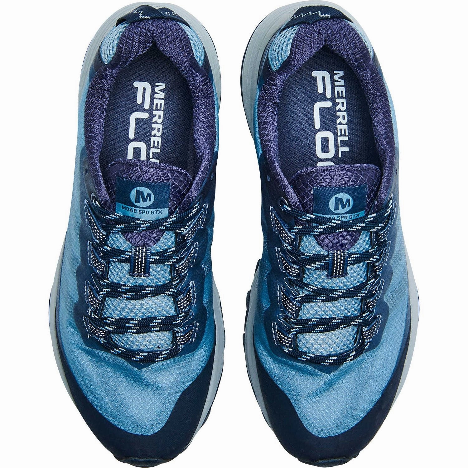 Merrell Moab Speed GORE-TEX Womens Walking Shoes - Blue Hiking Footwear