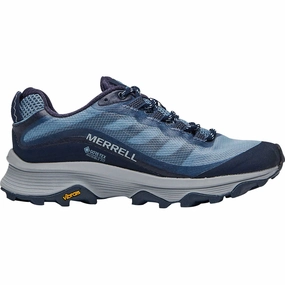 Merrell Moab Speed GORE-TEX Womens Walking Shoes - Blue Merrell shoe options
