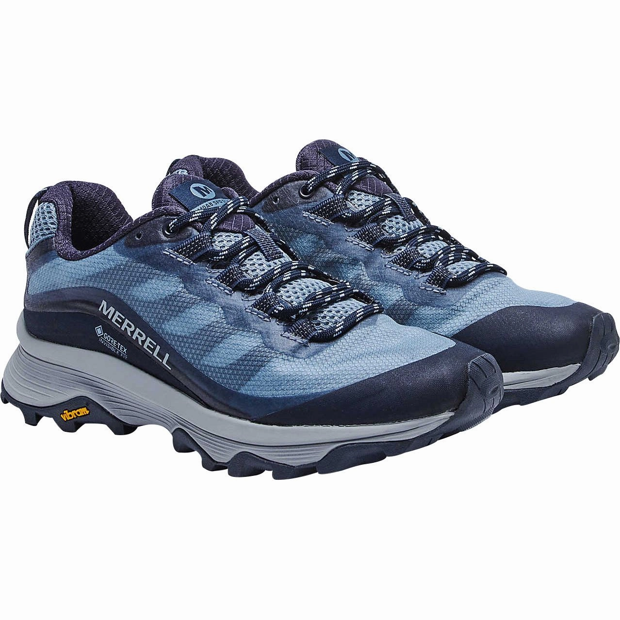 Merrell Moab Speed GORE-TEX Womens Walking Shoes - Blue Performance Hiking Shoes