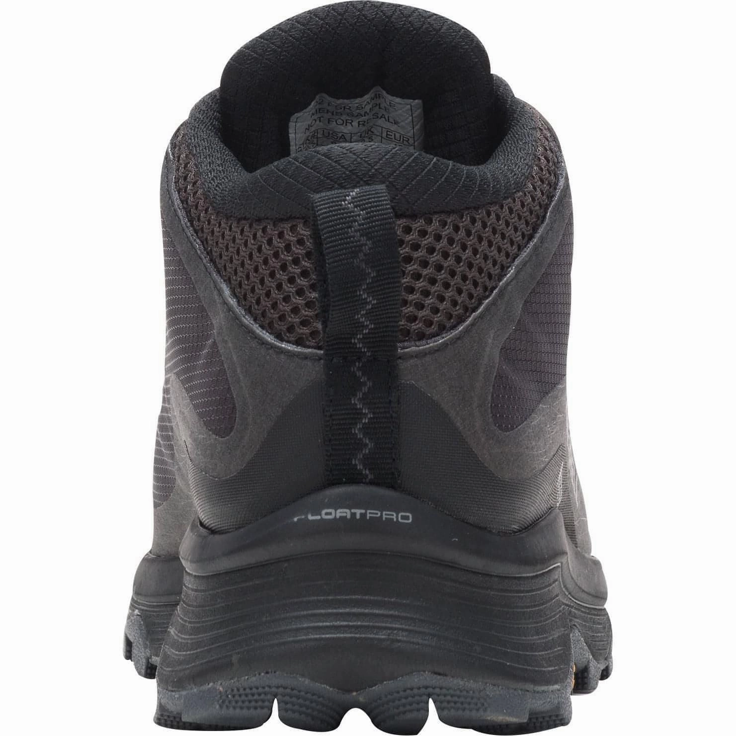 Merrell Moab Speed Mid GORE-TEX Mens Walking Boots - Black Hiking Footwear