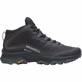 Merrell Moab Speed Mid GORE-TEX Womens Walking Boots - Black Merrell hiking shoes with durable soles