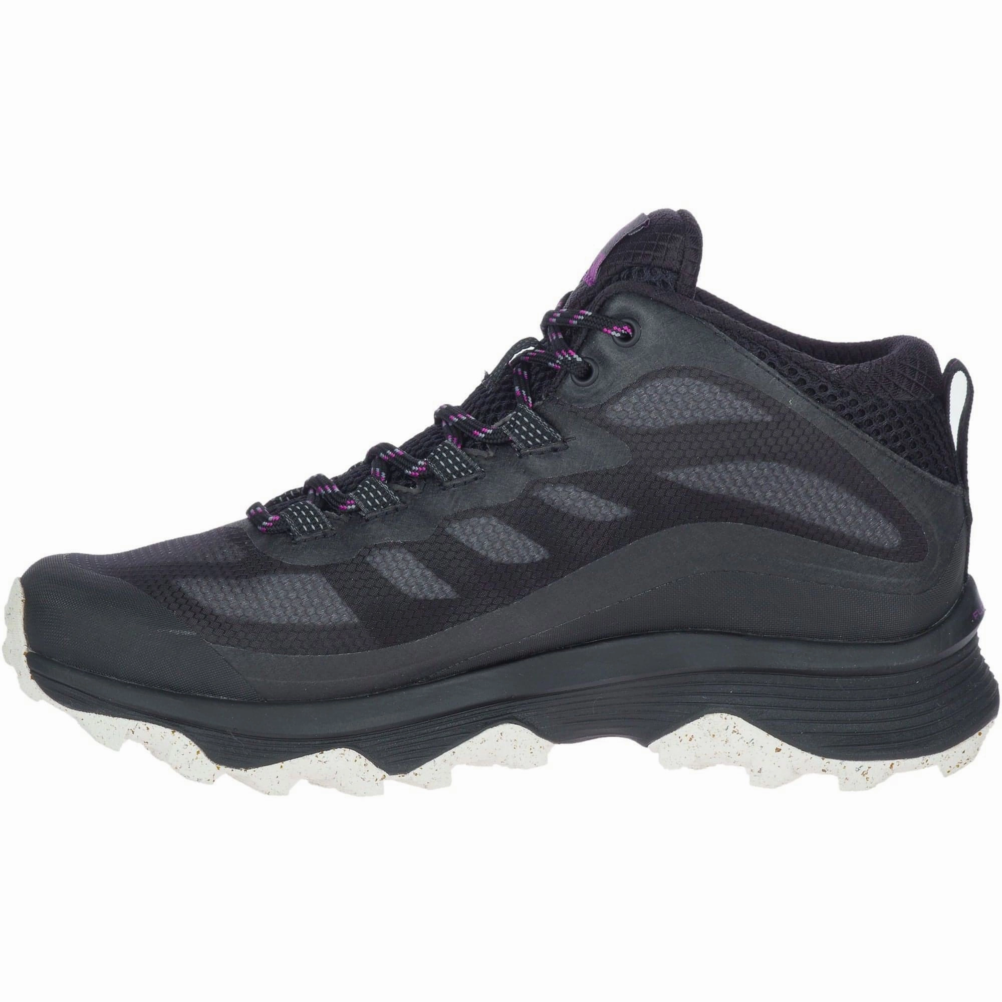 Merrell Moab Speed Mid GORE-TEX Womens Walking Boots - Black Performance Hiking Shoes