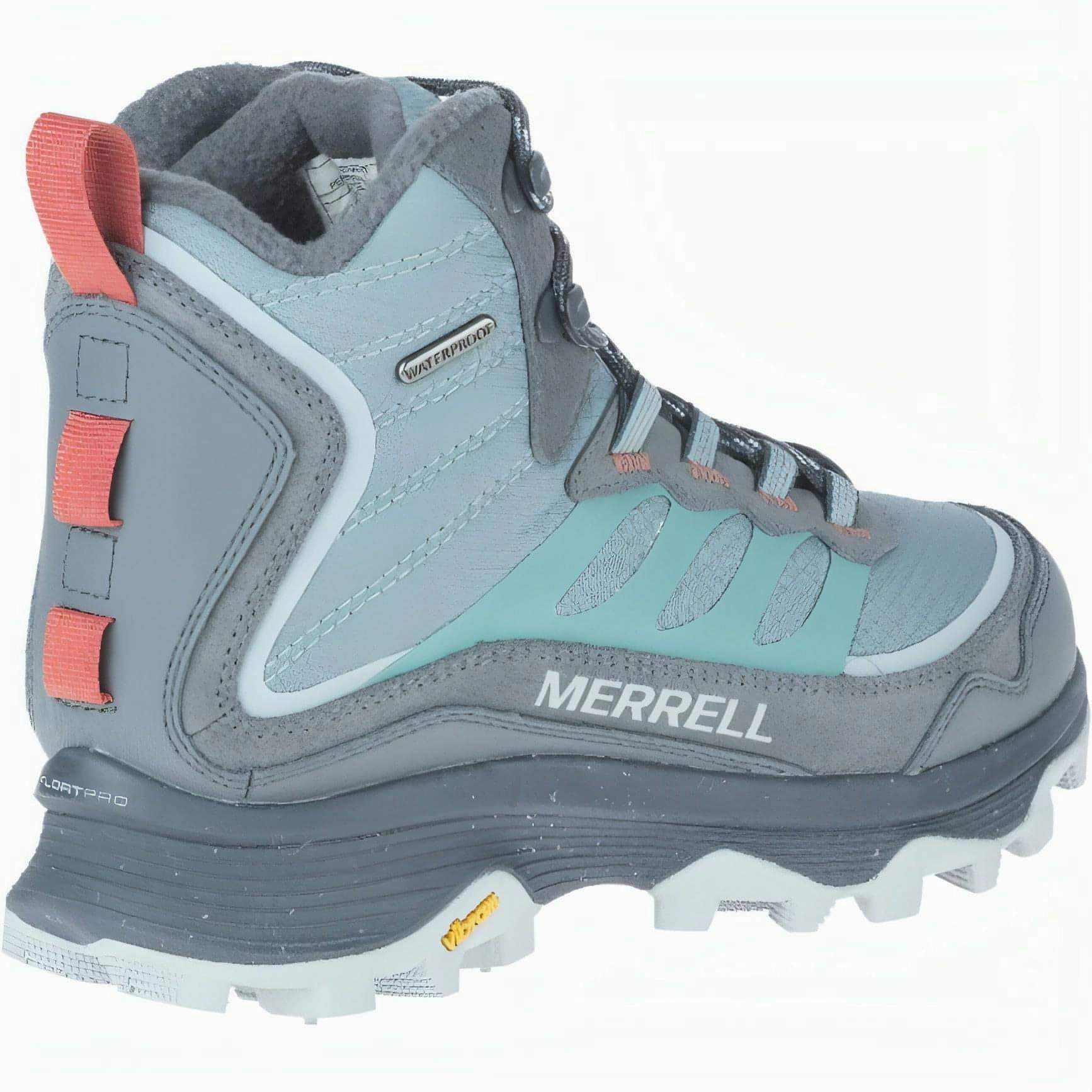 Merrell Moab Speed Thermo Mid Waterproof Womens Walking Boots - Grey Performance Hiking Shoes