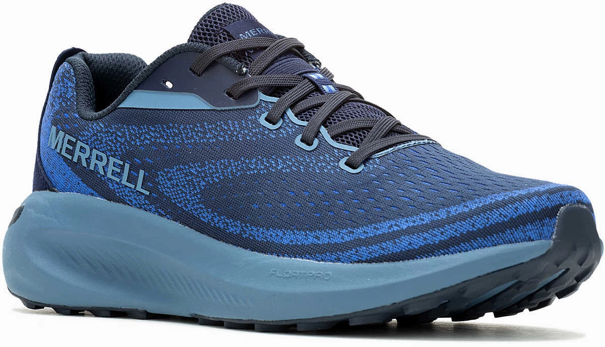 Merrell Morphlite Mens Trail Running Shoes - Blue Hiking Footwear