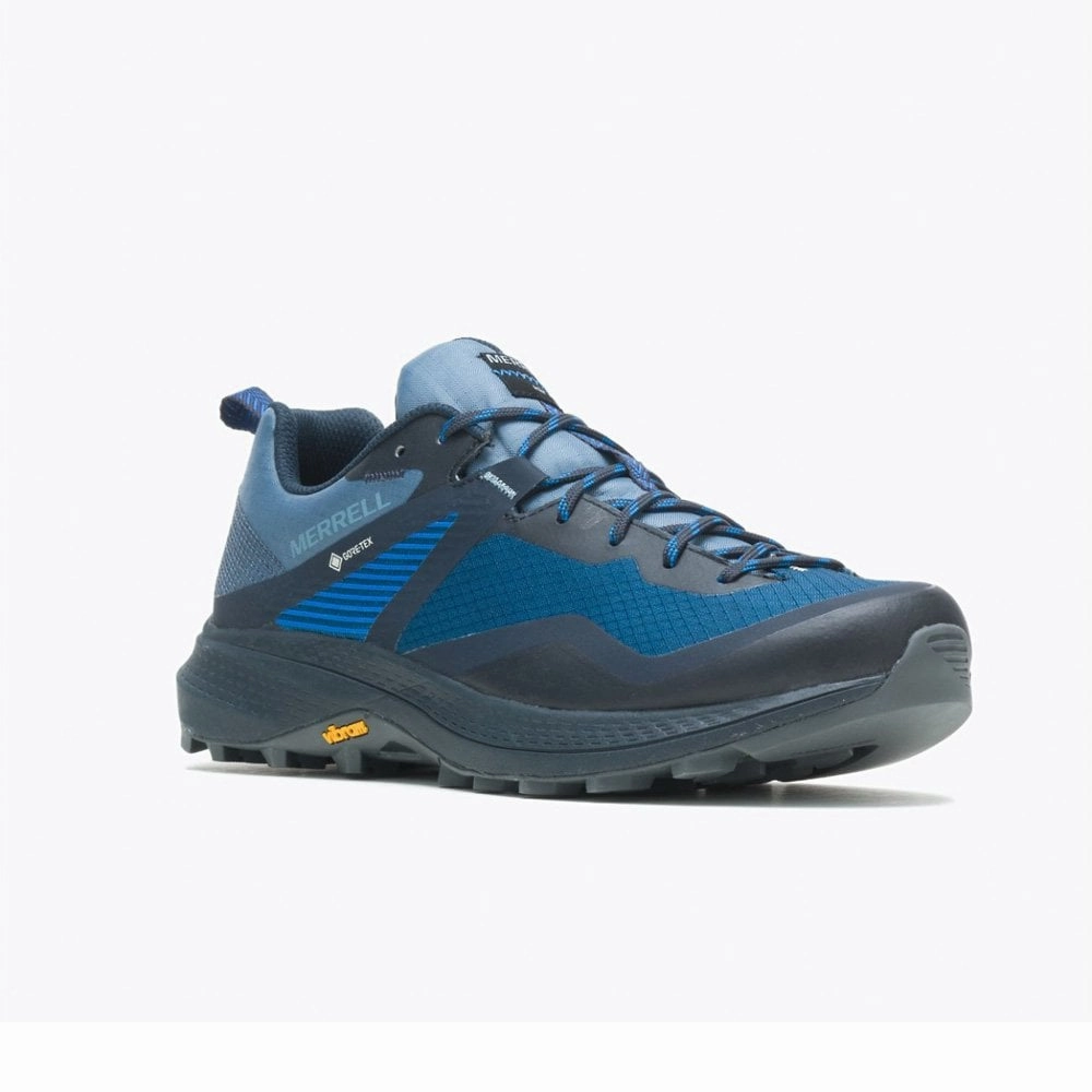Merrell MQM 3 GORE-TEX Mens Walking Shoes - Blue Hiking Footwear