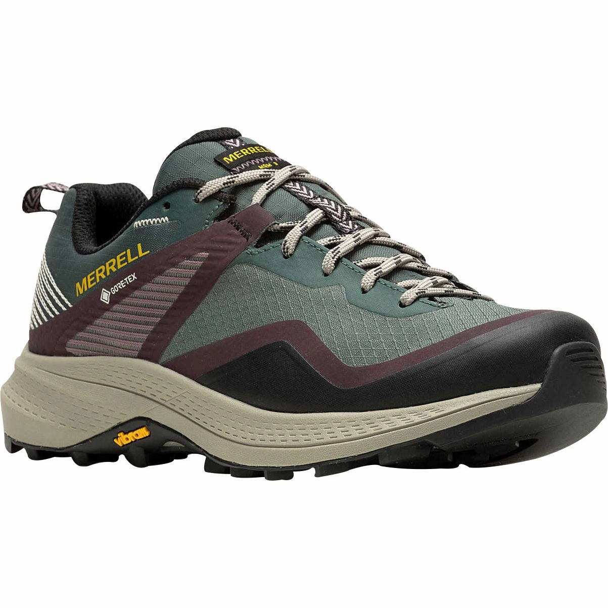 Merrell MQM 3 GORE-TEX Womens Walking Shoes - Green Performance Hiking Shoes