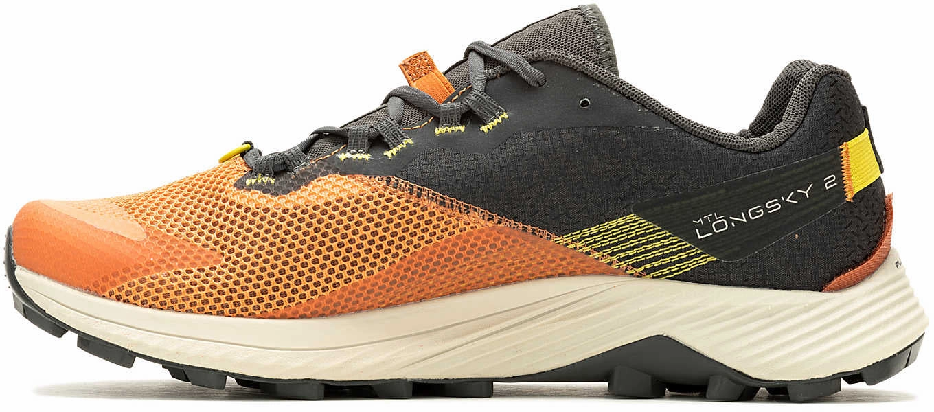 Merrell MTL Long Sky 2 Mens Trail Running Shoes - Orange Hiking Footwear