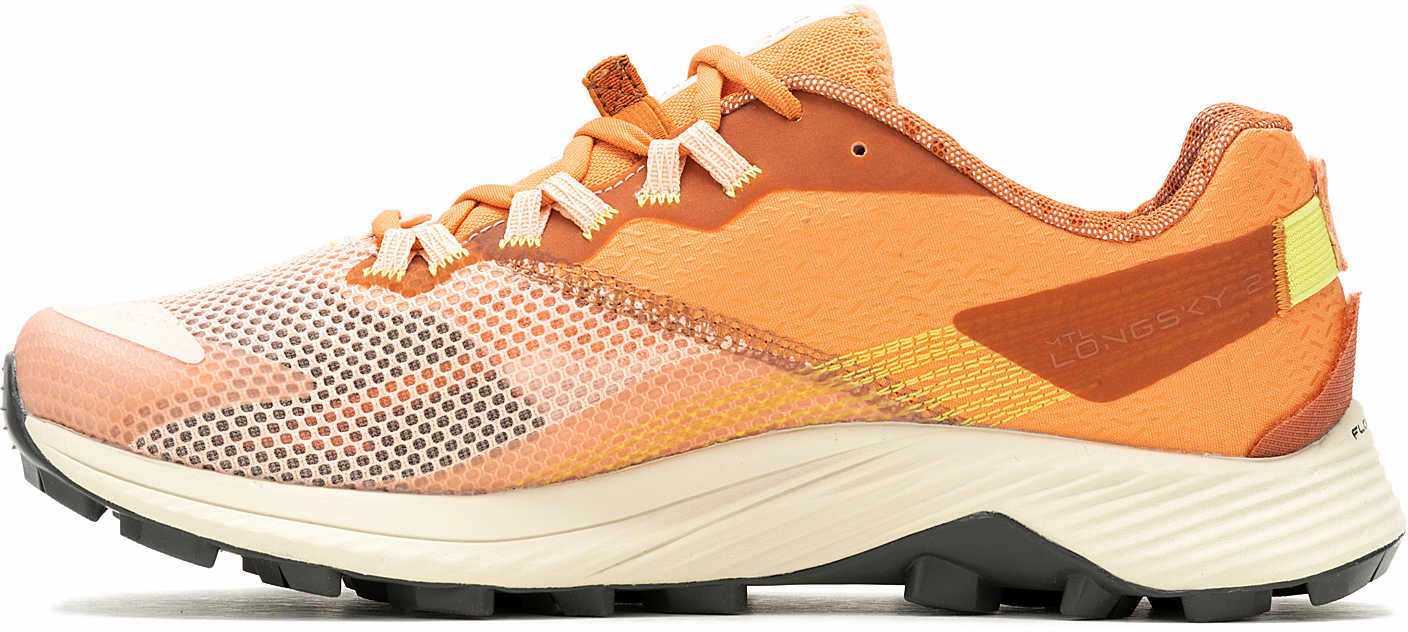 Merrell MTL Long Sky 2 Womens Trail Running Shoes - Orange Hiking Footwear