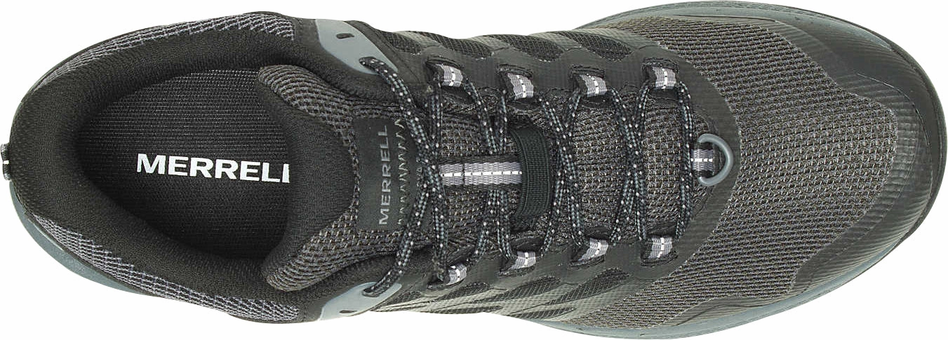 Merrell Nova 3 GORE-TEX Mens Trail Running Shoes - Black Hiking Footwear