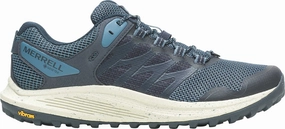 Merrell Nova 3 GORE-TEX Mens Trail Running Shoes - Blue Merrell hiking shoes with durable soles