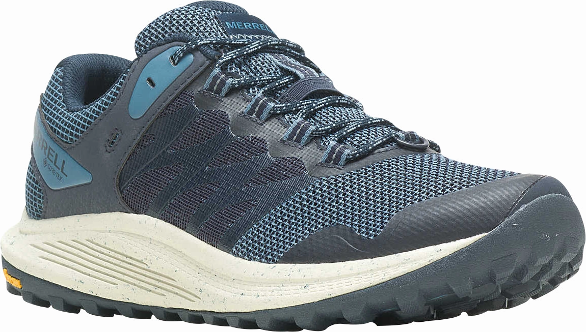 Merrell Nova 3 GORE-TEX Mens Trail Running Shoes - Blue Hiking Footwear