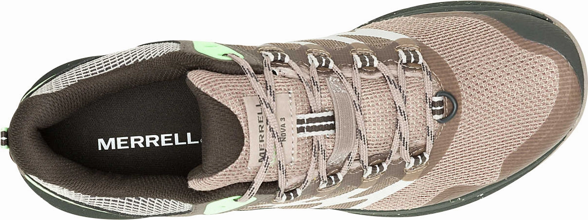 Merrell Nova 3 GORE-TEX Mens Trail Running Shoes - Brown Performance Hiking Shoes