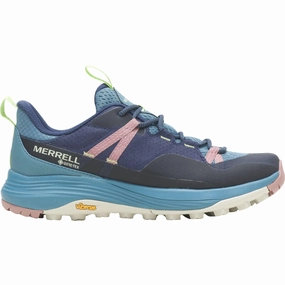 Merrell Siren 4 GORE-TEX Womens Walking Shoes - Blue Merrell hiking shoes with durable soles