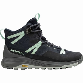 Merrell Siren 4 Mid GORE-TEX Womens Walking Boots - Navy Merrell hiking shoes with durable soles