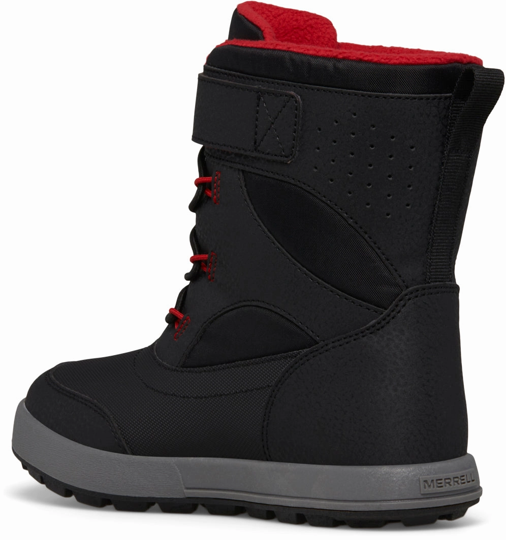 Merrell Snow Storm 3.0 Childrens Waterproof Boots - Black Hiking Footwear