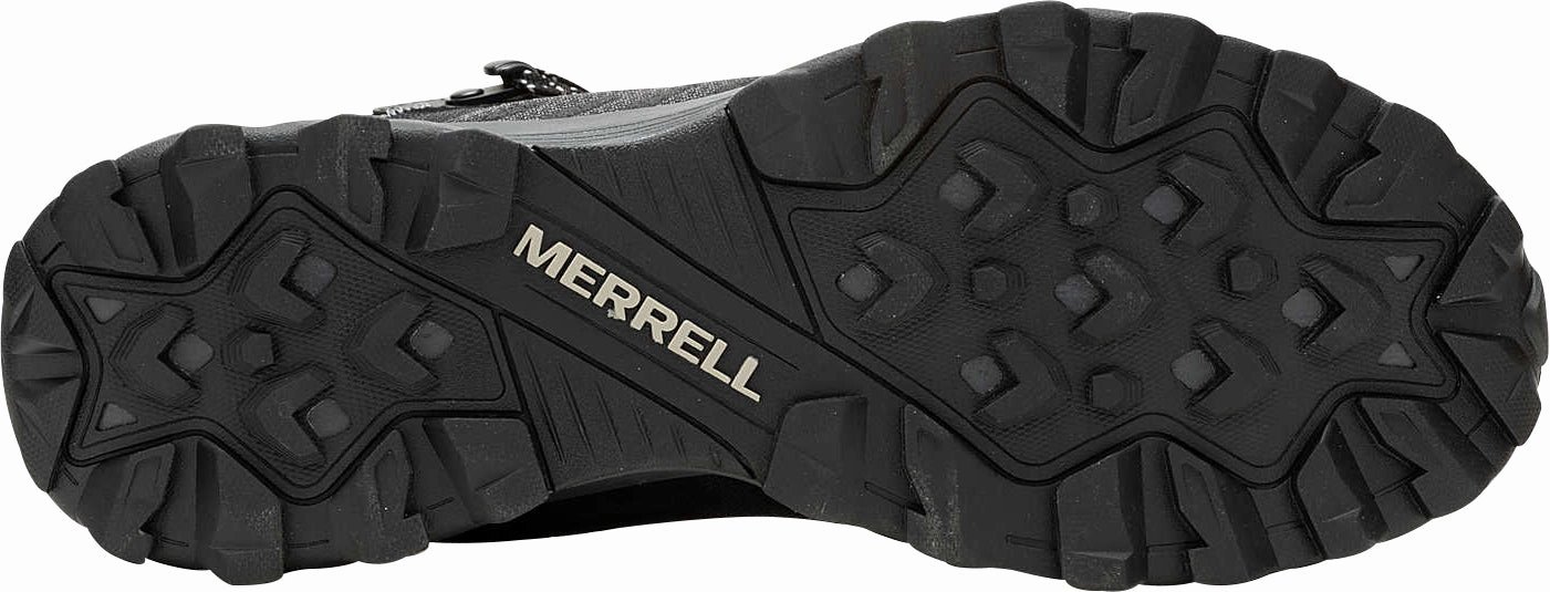 Merrell Speed Eco Mid Waterproof Mens Walking Boots - Black Hiking Footwear