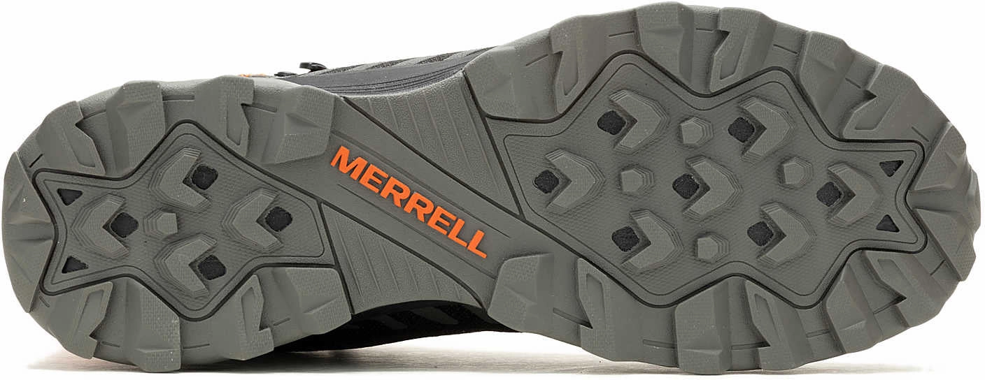 Merrell Speed Eco Mid Waterproof Mens Walking Boots - Grey Hiking Footwear