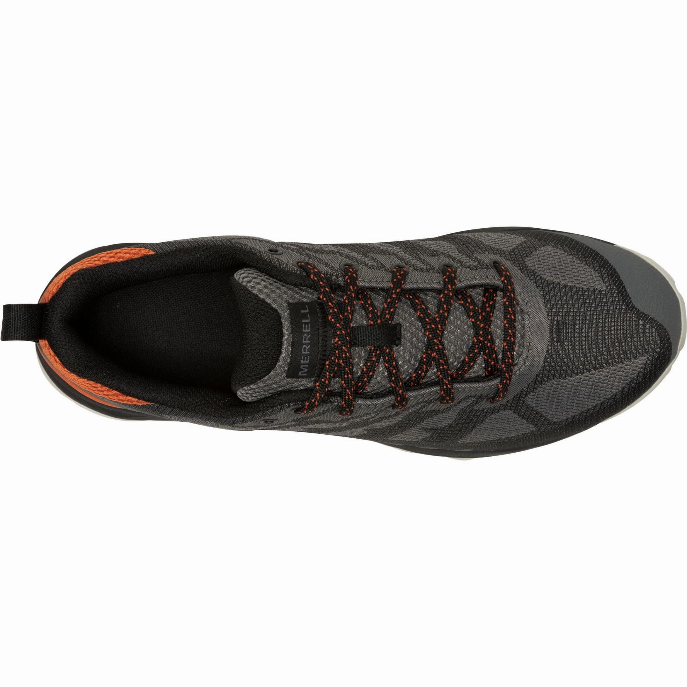Merrell Speed Eco Waterproof Mens Walking Shoes - Grey Outdoor Trek Shoes