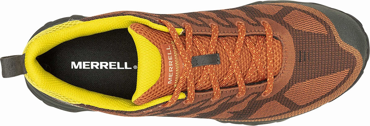 Merrell Speed Eco Waterproof Mens Walking Shoes - Orange Performance Hiking Shoes