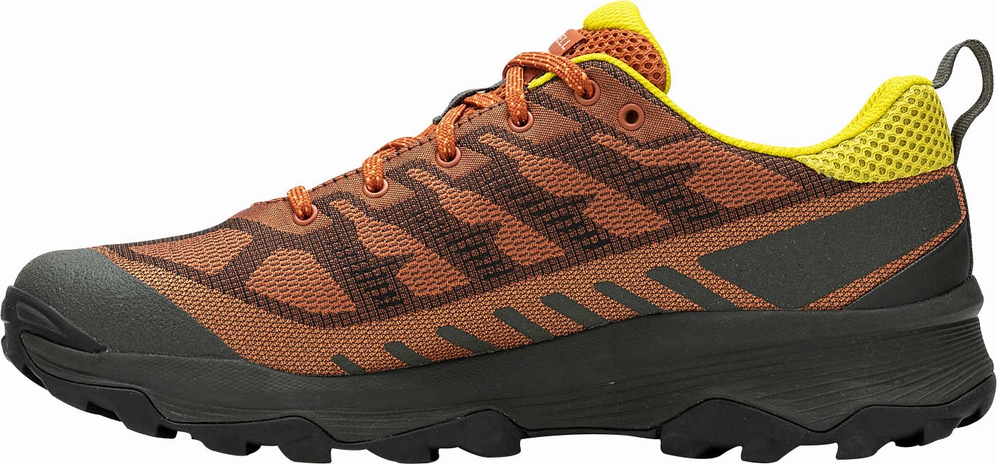 Merrell Speed Eco Waterproof Mens Walking Shoes - Orange Performance Hiking Shoes