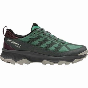 Merrell Speed Eco Waterproof Womens Walking Shoes - Green Merrell hiking shoes with durable soles