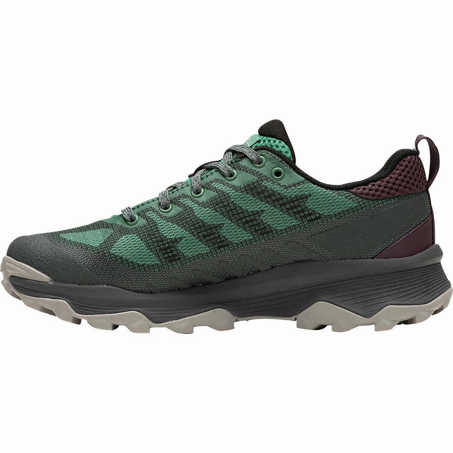 Merrell Speed Eco Waterproof Womens Walking Shoes - Green Hiking Footwear