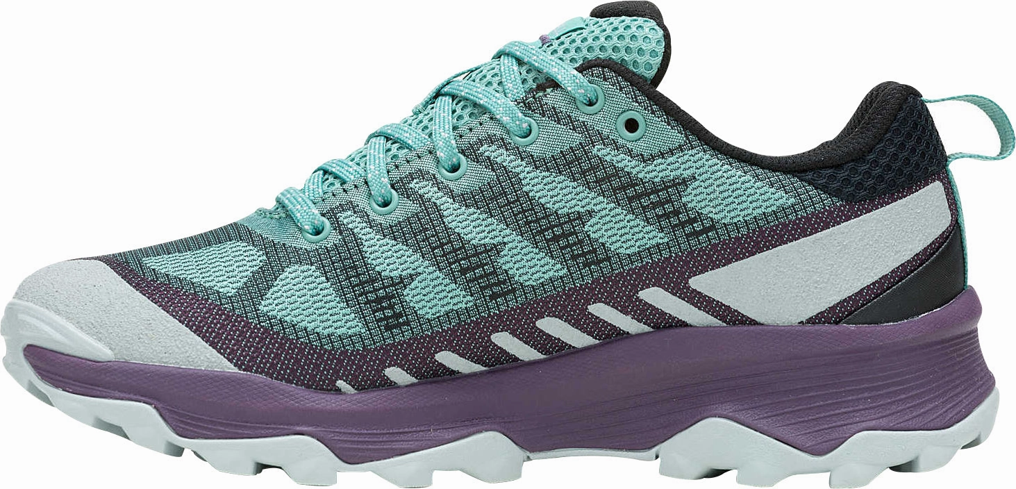 Merrell Speed Eco Waterproof Womens Walking Shoes - Green Outdoor Trek Shoes