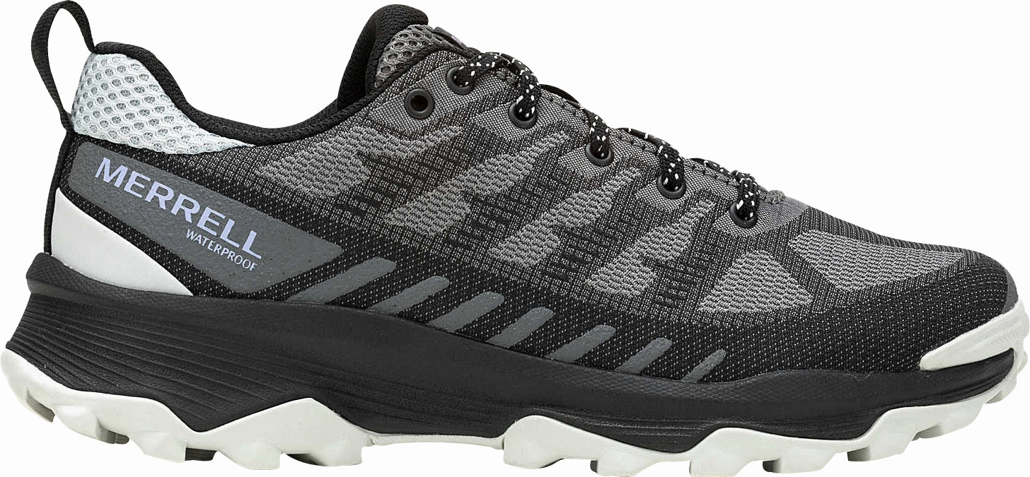 Merrell Speed Eco Waterproof Womens Walking Shoes - Grey Merrell hiking shoes with durable soles