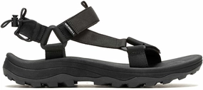 Merrell Speed Fusion Web Sport Mens Walking Sandals - Black Merrell hiking shoes with durable soles