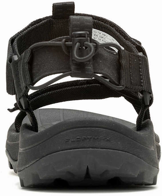 Merrell Speed Fusion Web Sport Mens Walking Sandals - Black Hiking Footwear