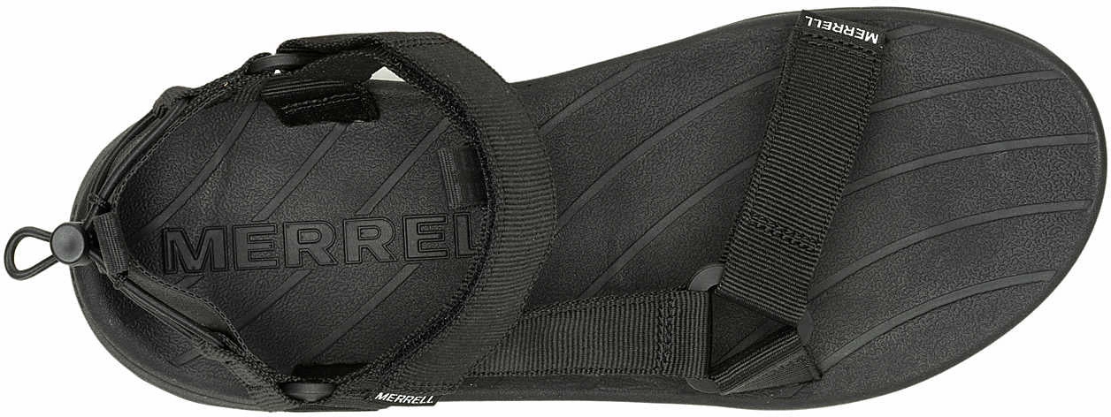 Merrell Speed Fusion Web Sport Mens Walking Sandals - Black Hiking Footwear