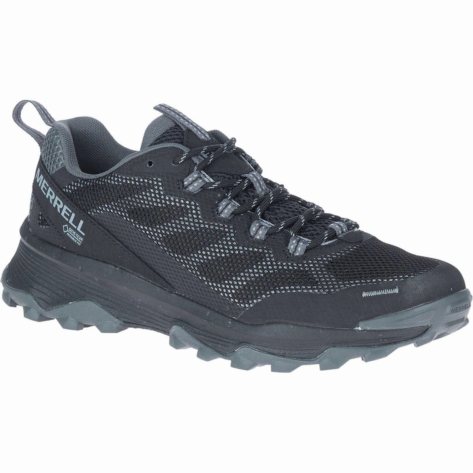 Merrell Speed Strike GORE-TEX Mens Walking Shoes - Black Performance Hiking Shoes