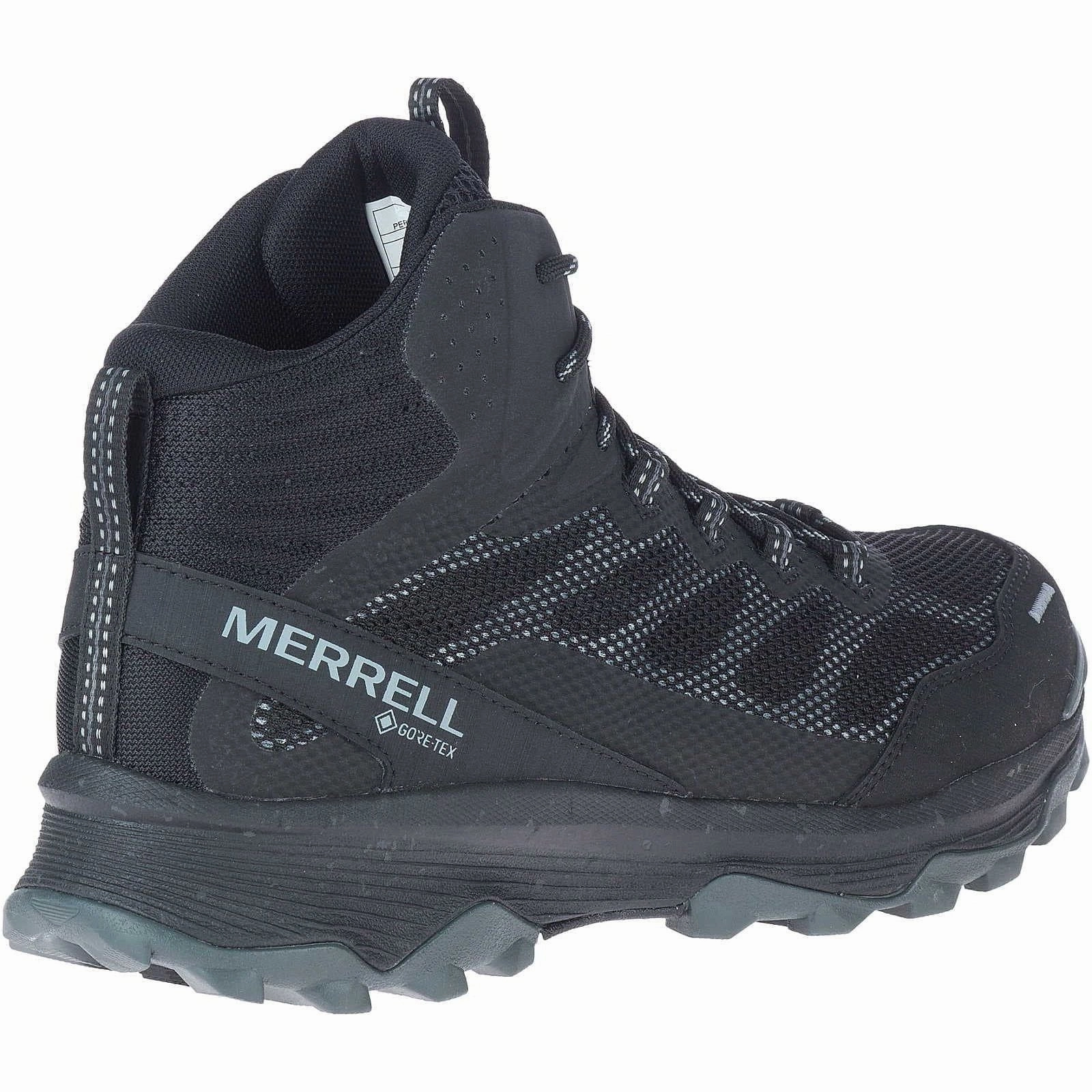 Merrell Speed Strike Mid GORE-TEX Mens Walking Boots - Black Performance Hiking Shoes