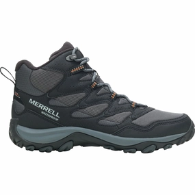 Merrell West Rim Sport Thermo Mid Mens Waterproof Walking Boots - Black Merrell hiking shoes with durable soles