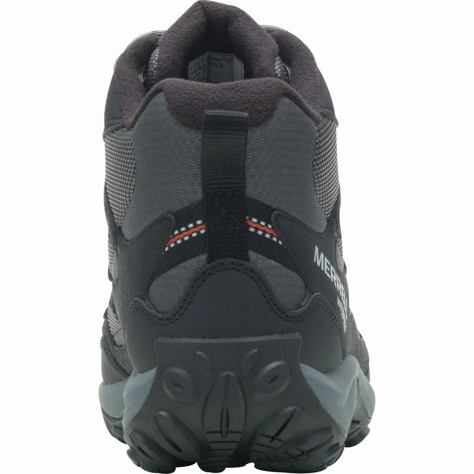 Merrell West Rim Sport Thermo Mid Mens Waterproof Walking Boots - Black Hiking Footwear