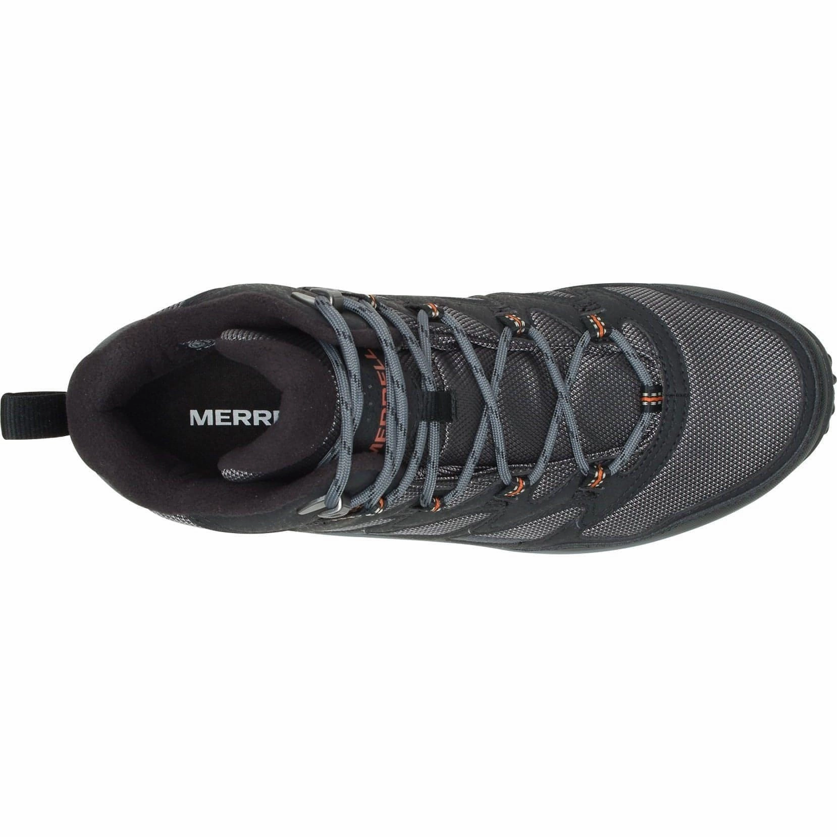Merrell West Rim Sport Thermo Mid Mens Waterproof Walking Boots - Black Performance Hiking Shoes