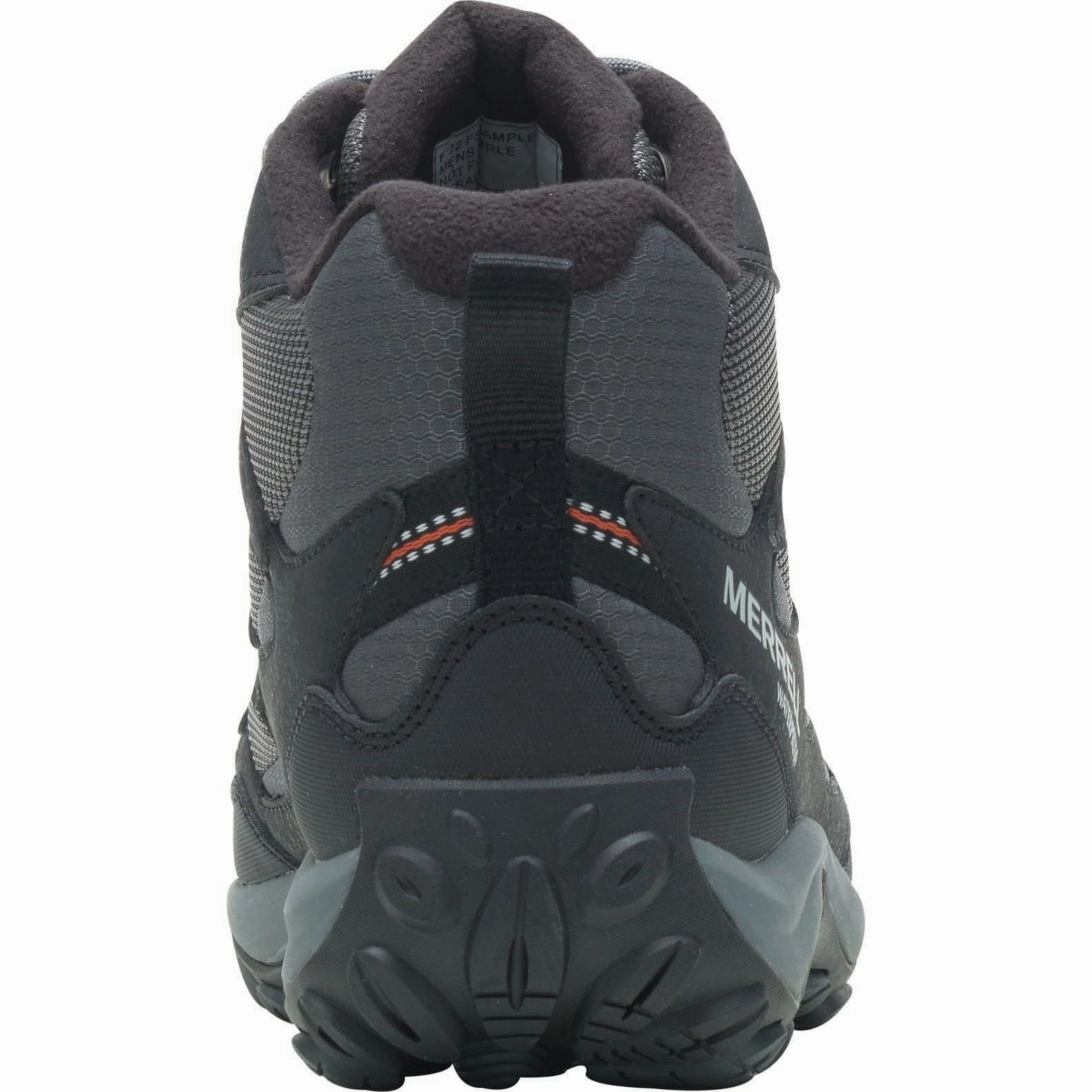 Merrell West Rim Sport Thermo Mid Mens Waterproof Walking Boots - Black Performance Hiking Shoes