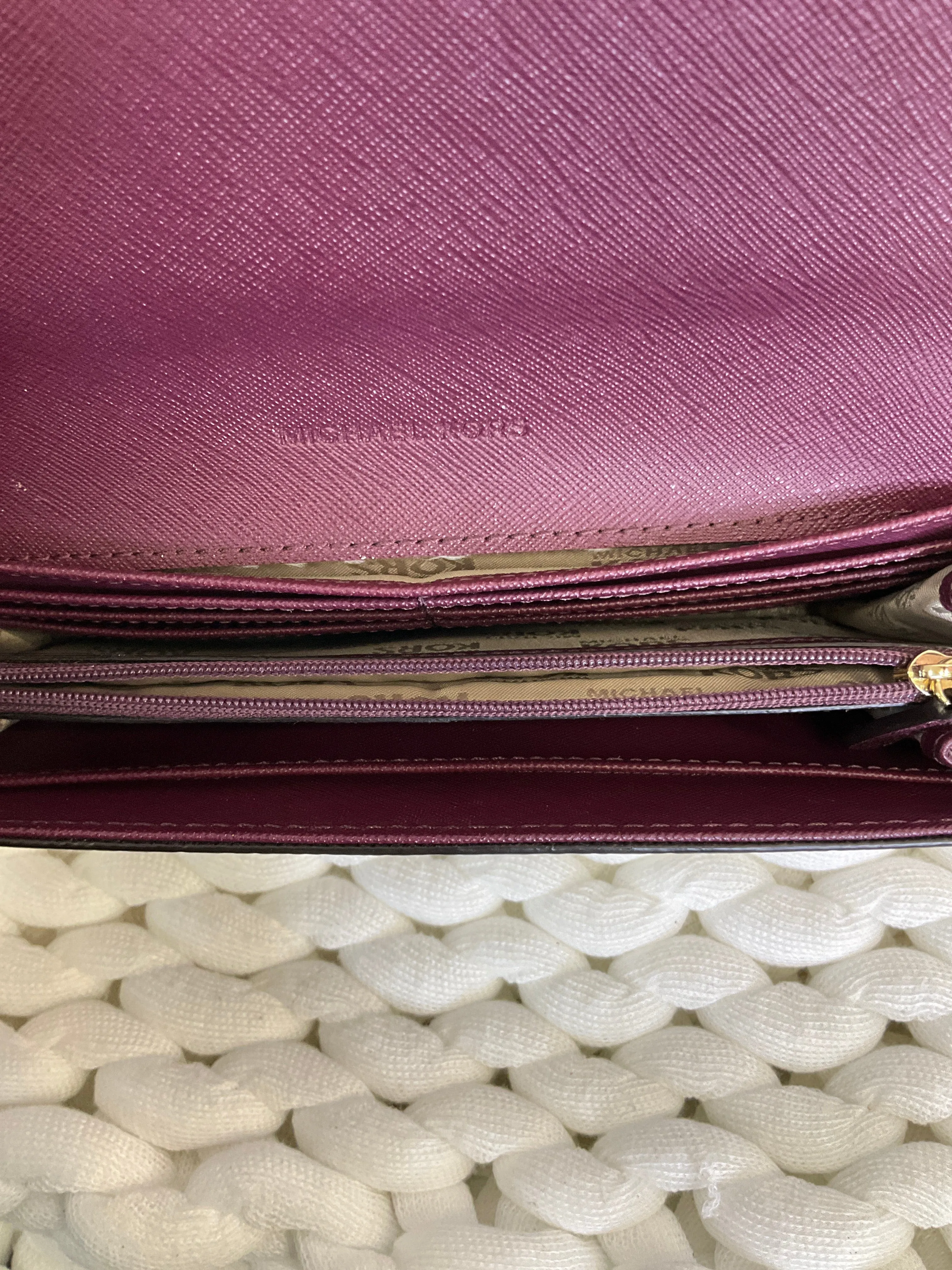 Michael Kors Bags Wallet Leather By Michael Kors, Size: Medium