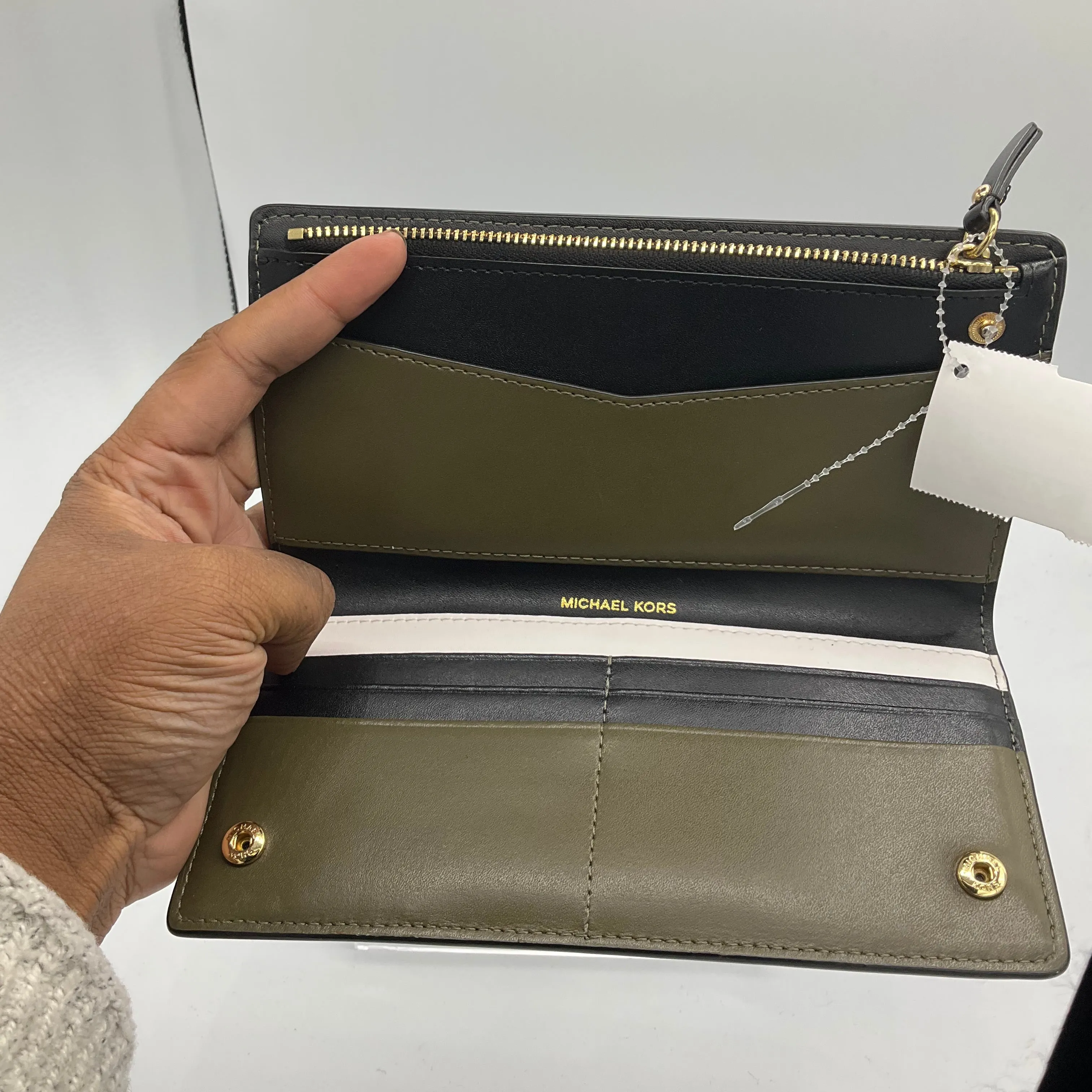Michael Kors Bags Wallet Leather By Michael Kors, Size: Medium