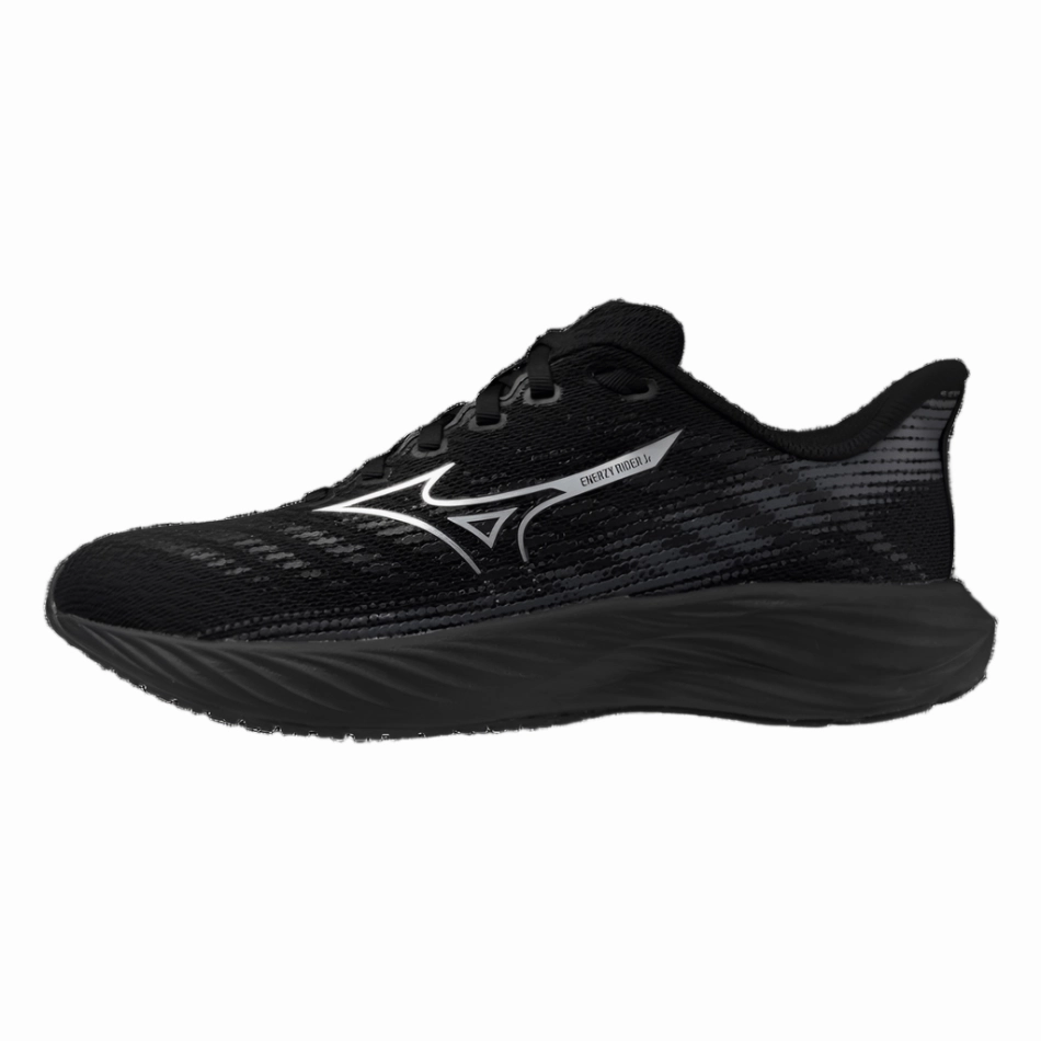 Mizuno Junior Enerzy Rider Running Shoes in Black Mizuno reliable running shoes
