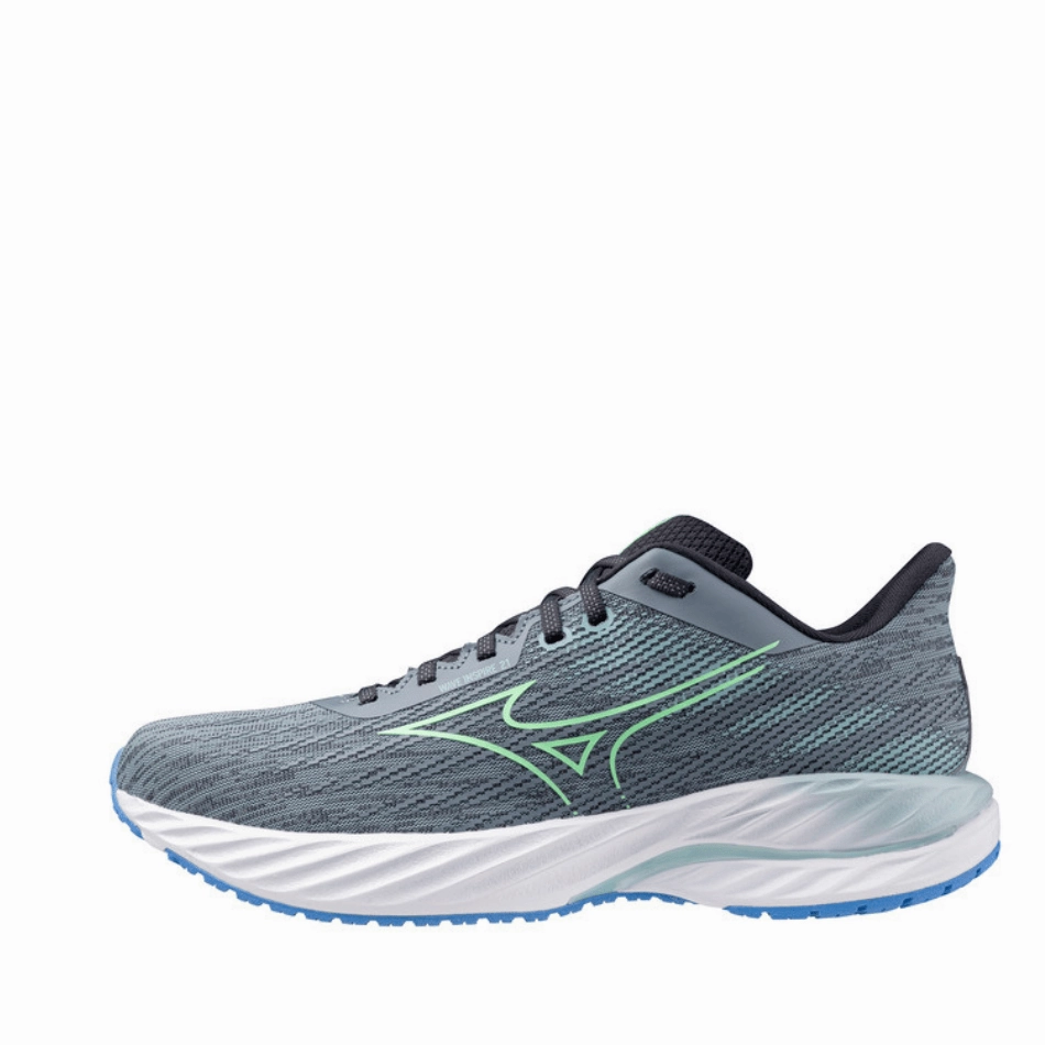 Mizuno Men's Wave Inspire 21 Running Shoes in Tradewinds/Neo Mint/Frontier Blue SS25 Mizuno reliable running shoes