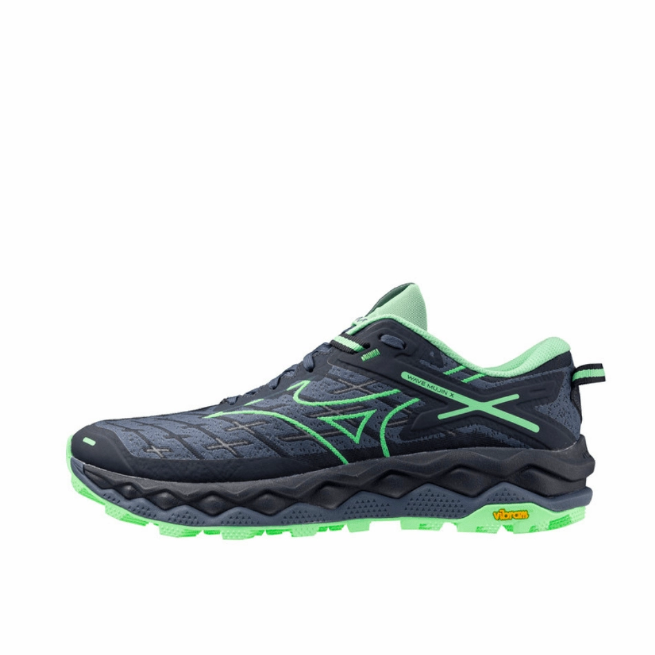 Mizuno Men's Wave Mujin 10 Running Shoes in Vintage Indigo/Neo Mint/India Ink SS25 Mizuno reliable running shoes